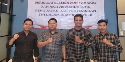 Elemen Masyarakat Dukung Pengesahan UU TNI