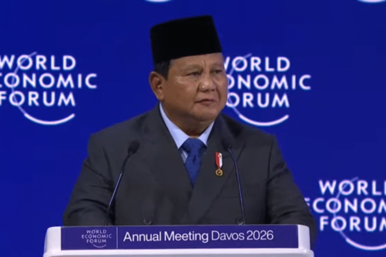 Pidato di WEF 2026, Prabowo Soroti Pertumbuhan dan Kredibilitas Fiskal Indonesia