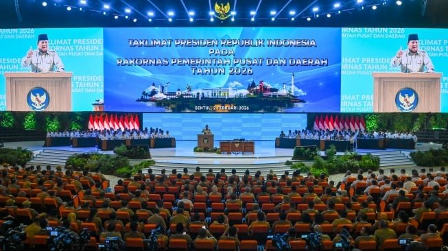 Di Rakornas 2026, Presiden Prabowo Tekankan Pentingnya Pemimpin Adil dan Jujur