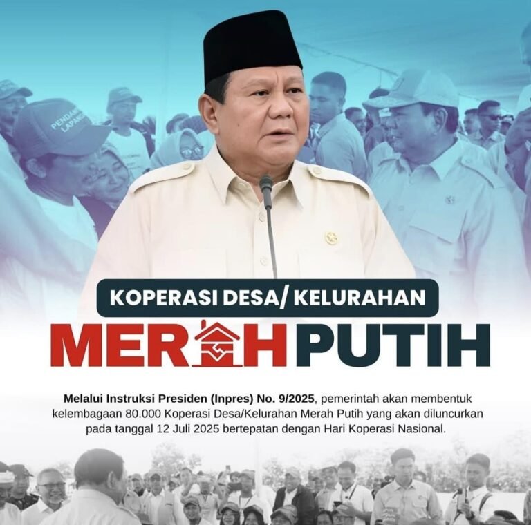 Pemerintah Hadirkan Koperasi Desa Merah Putih Sebagai Penggerak Ekonomi Desa