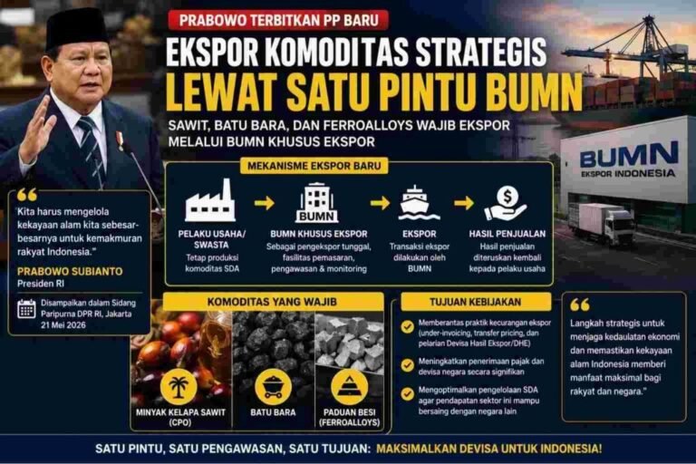 Prabowo dan Strategi Baru Pengelolaan Komoditas Ekspor Indonesia