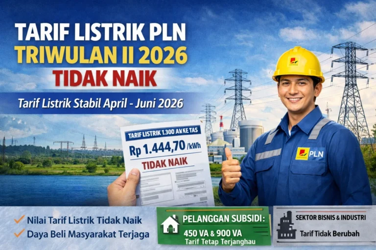Tarif Listrik Tidak Naik, Perkuat Stabilitas Rumah Tangga dan UMKM
