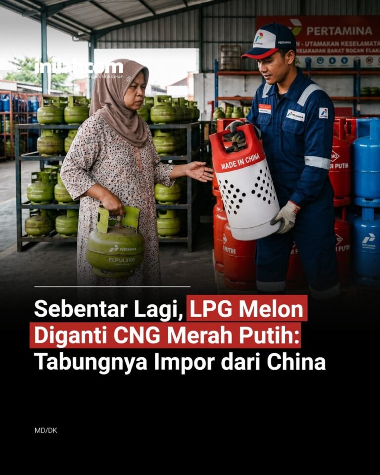 CNG Merah Putih Disiapkan Jadi Alternatif Gas Melon Berbasis Energi Domestik