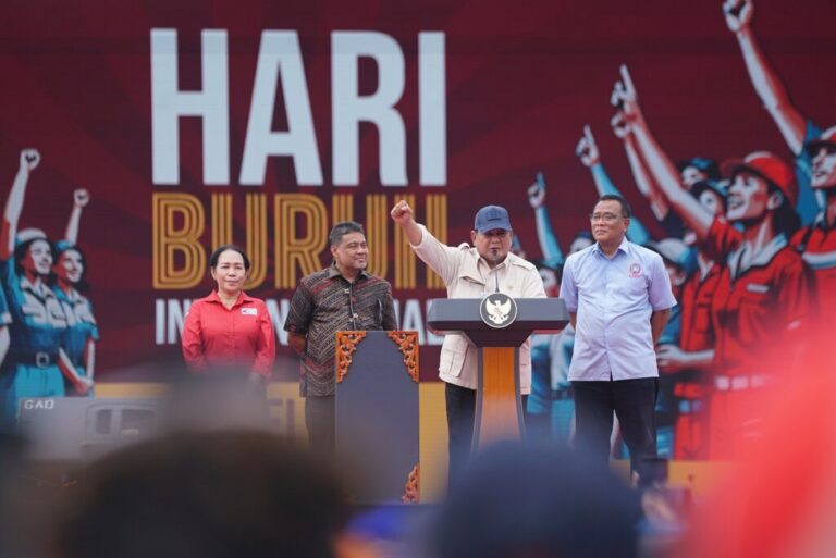 Dua Tahun Prabowo-Gibran Aspirasi Buruh: Berdampak saat Dijaga Tetap Damai